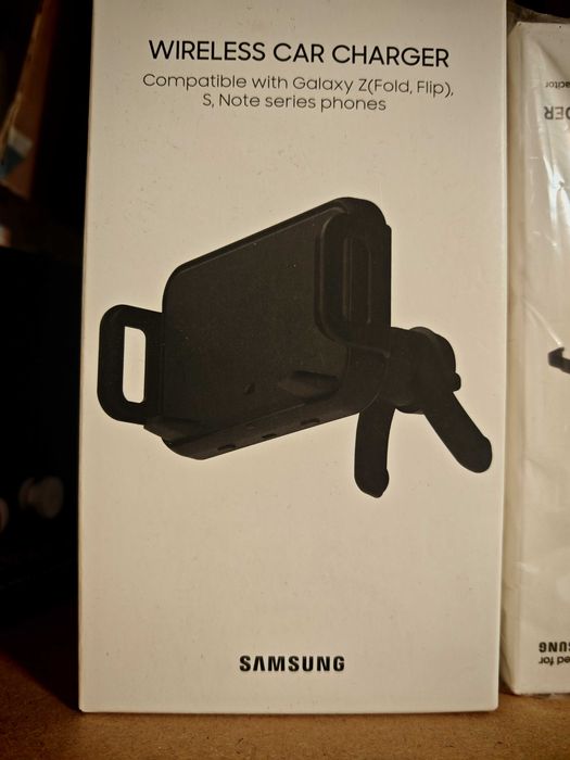 Suport auto telefon Wireless prindere de grila de aerisire Negru