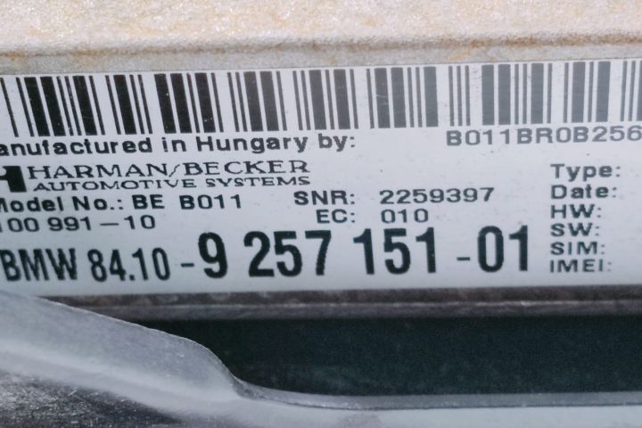 Modul bluetooth 8410925715101 BMW Seria 7 F01/F02 seria