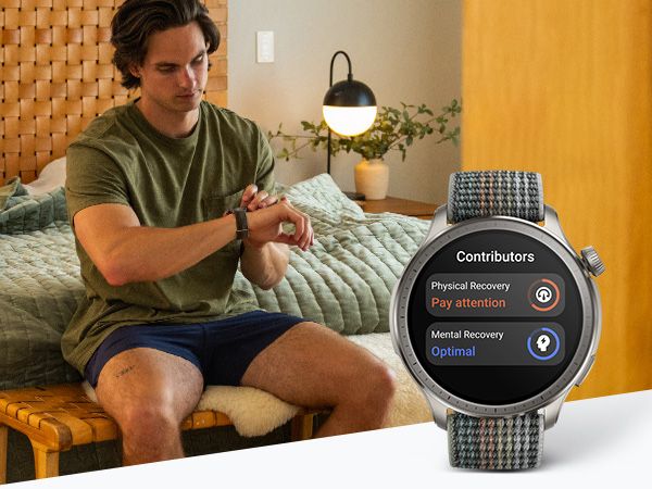 Смарт часовник Amazfit Balance Sunset, 46mm, Grey