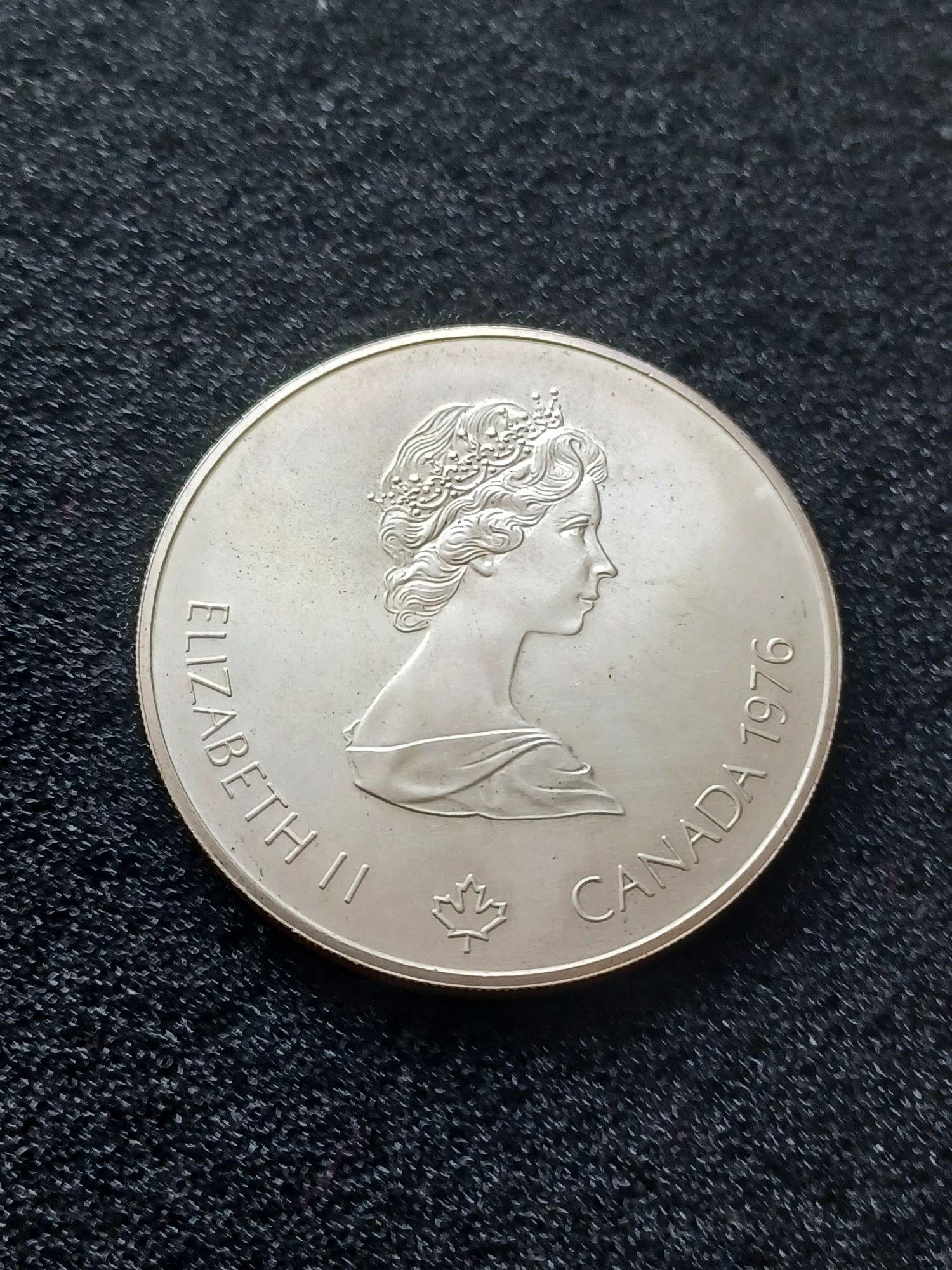 Moneda argint 925 Canada 5 dolar 1976 Montreal