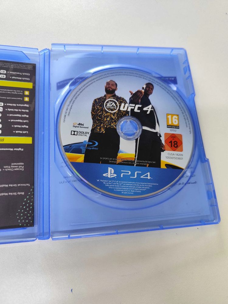 UFC 4 Диск на PS4
