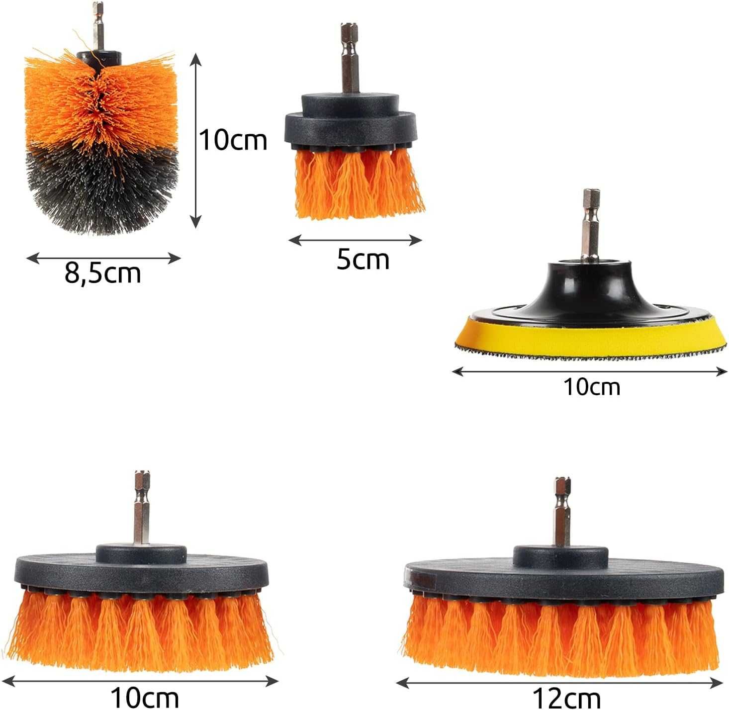 Set 22 piese curatare polisare si lustruire cu extensie de 12cm inclus