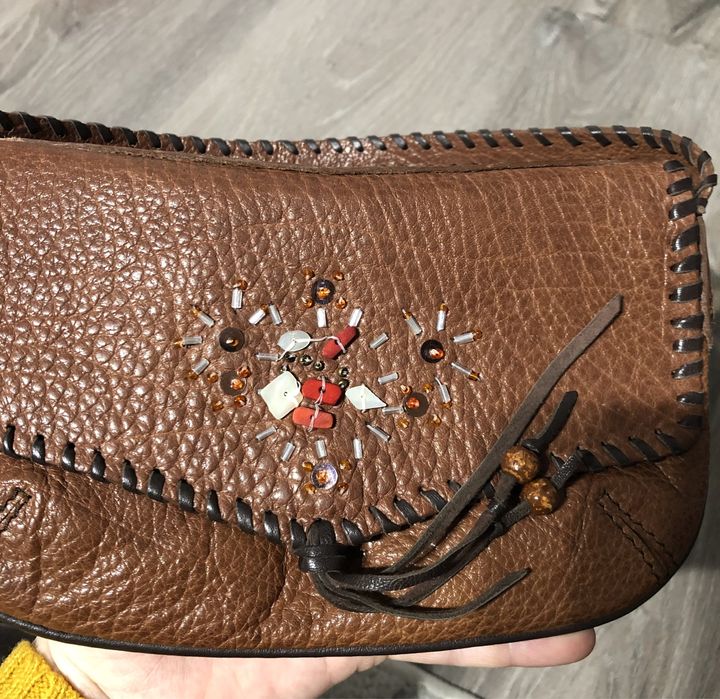 Geanta din piele mango geanta piele maro mango geanta mica mango