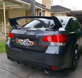 Диффузор на задний бампер Subaru Legacy BM