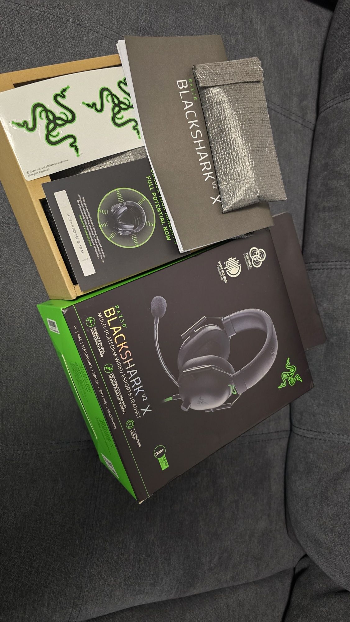 RAZER BlackShark V2 X, 7.1 surround