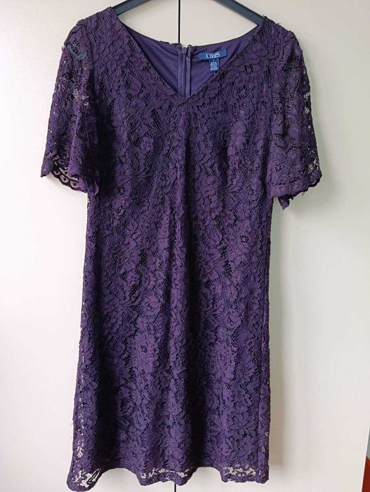 Дантелена дамска рокля