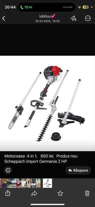 Kit pentru Gradina Scheppach nou! Trimmer gard viu