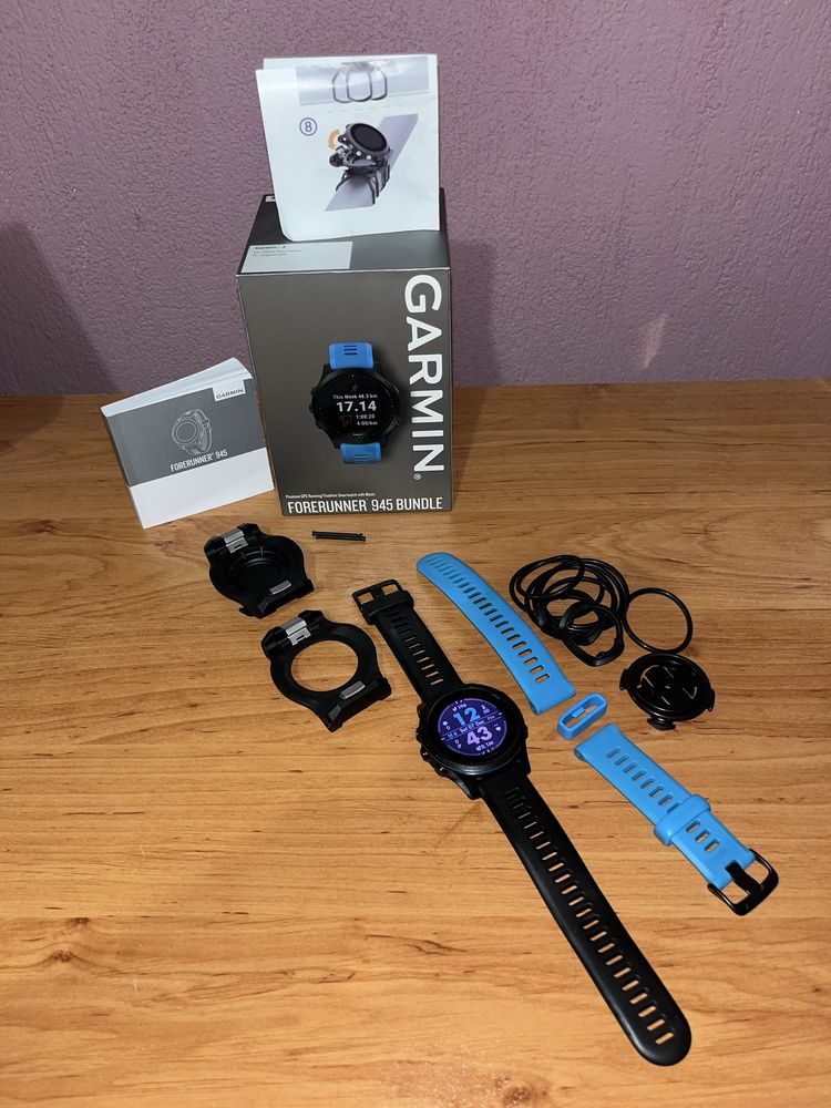 Garmin forerunner 945- Пълен комплект