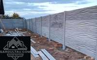 Garduri din placi de beton aditivat comprimat Montaj profesional