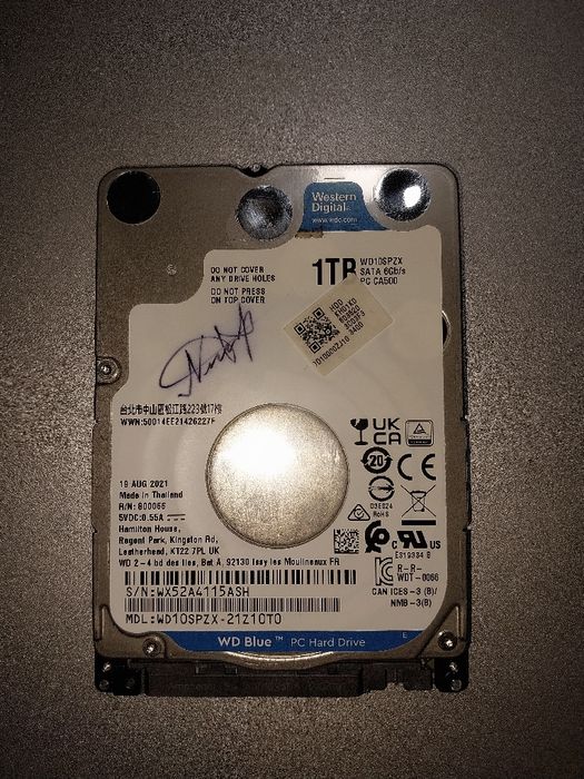 HHD 1 tb laptop driver