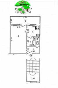 •Чиланзар-15‼️1/2/4 38м² Средний Балкон1,5×6‼️Ор: София Продается