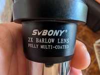 Barlow Svbony 2x acromat 1,25” cadru metalic