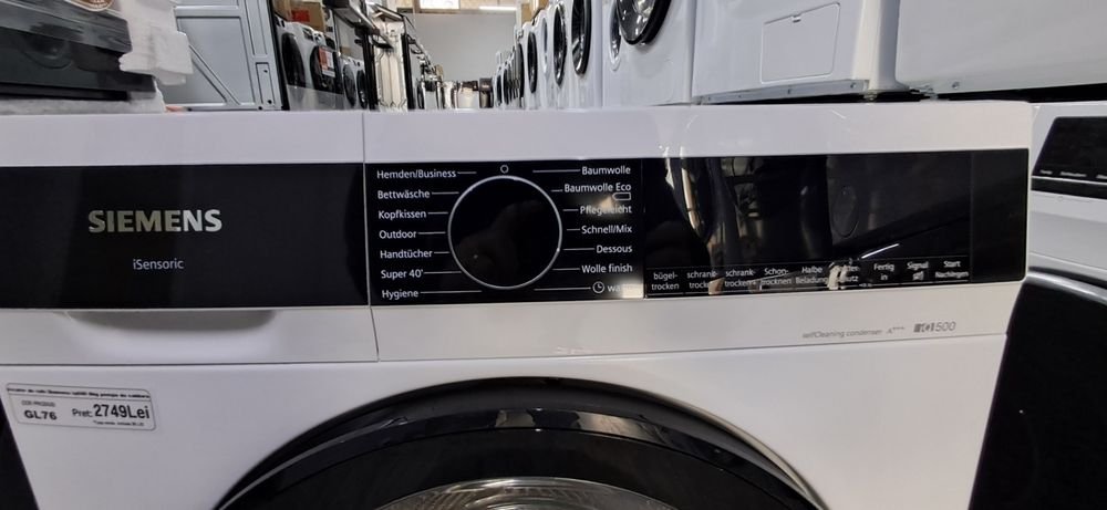 Uscator de rufe Siemens IQ500 8kg import Germania Garanție GL76