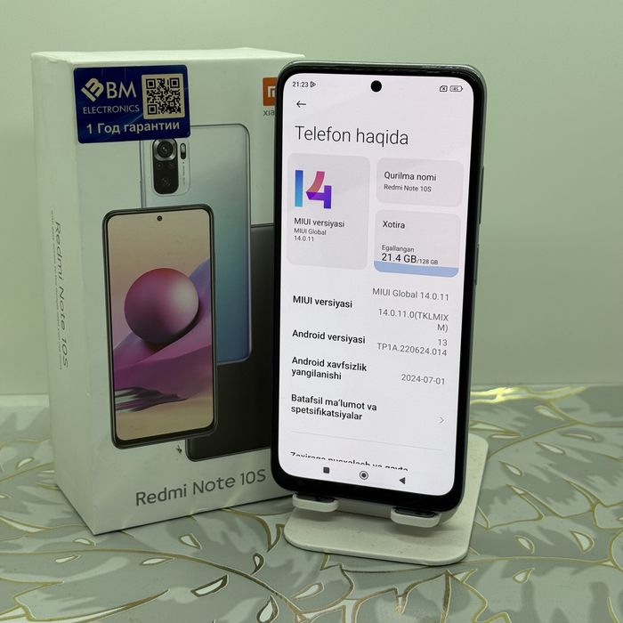 Redmi Note 10s ideal