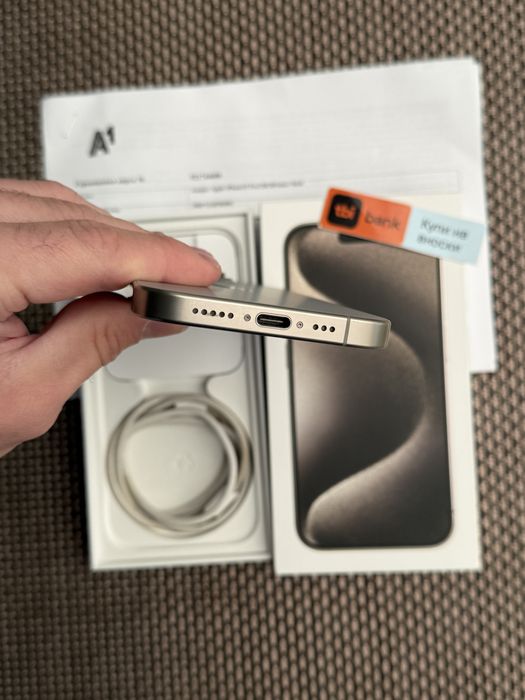 128!ЛИЗИНГ*49лв/м iPhone 15 pro * Natural айфон 15 про