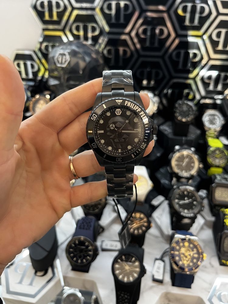 Мъжки часовник Philipp Plein THE $KULL DIVER 44мм