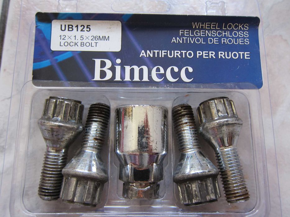Antifurt pentru roti, 26 mm, marca Bimecc,  merge la BMW