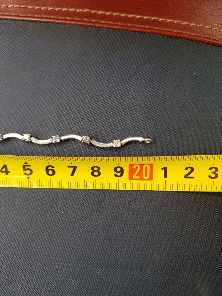 Superbă bratara argint 925,pietre swarovski,noua deosebita,stralucitoa