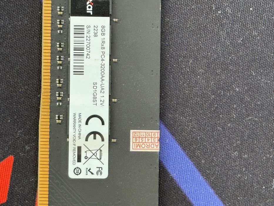 Оперативная память DDR4 8x8 16. (Lexar, XyperX) brendidan 3200.