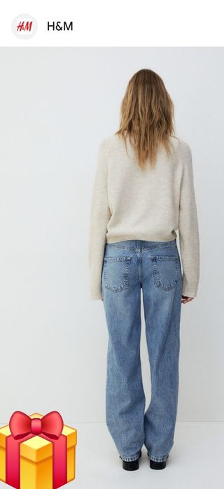 FLASH SALE! Zara Super High Waist Straight Leg Jean
