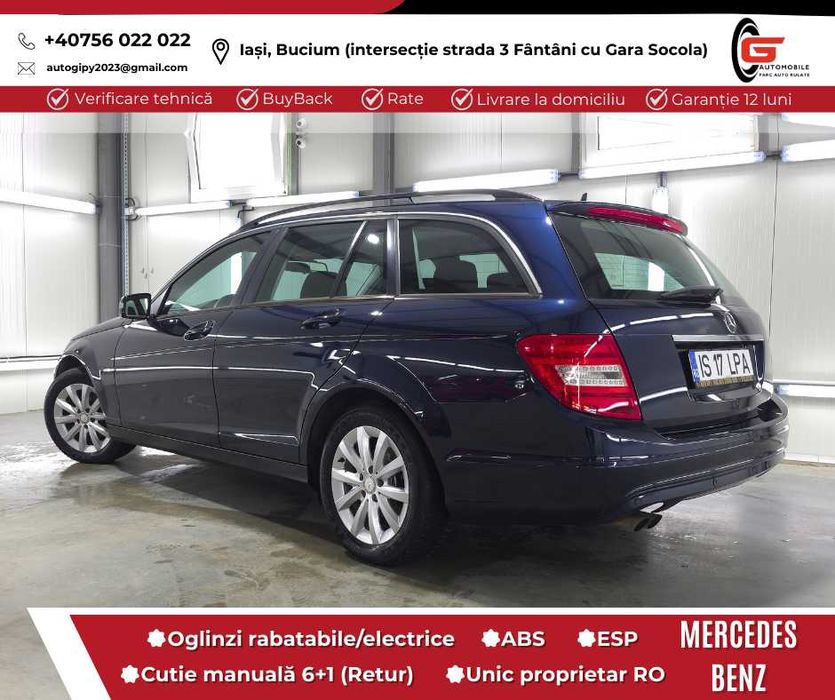MERCEDES-BENZ C200 CDI Fab2012 Navi Climatronic Jante Înmatriculat RO