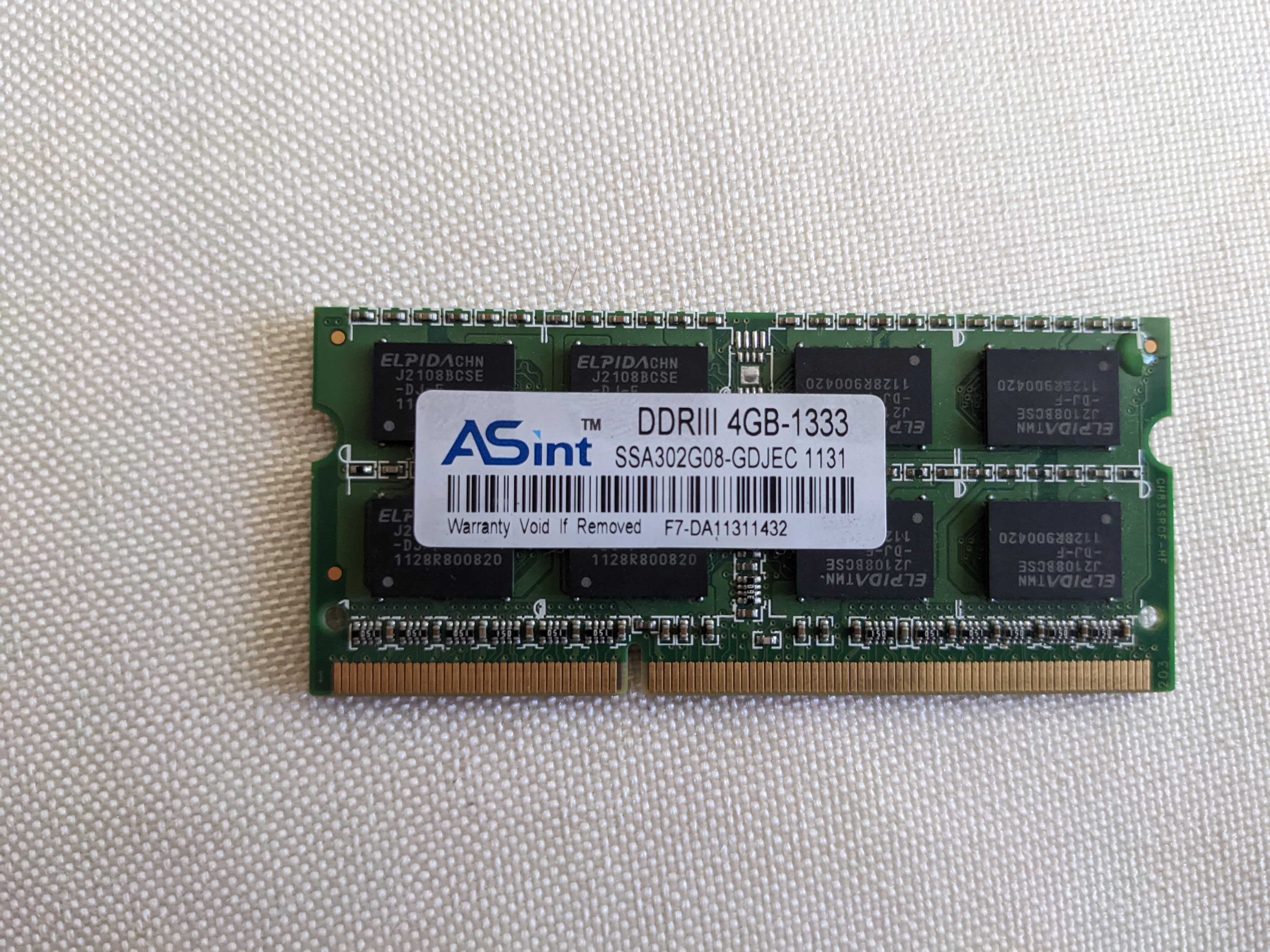 4GB DDR3 RAM памет за лаптоп