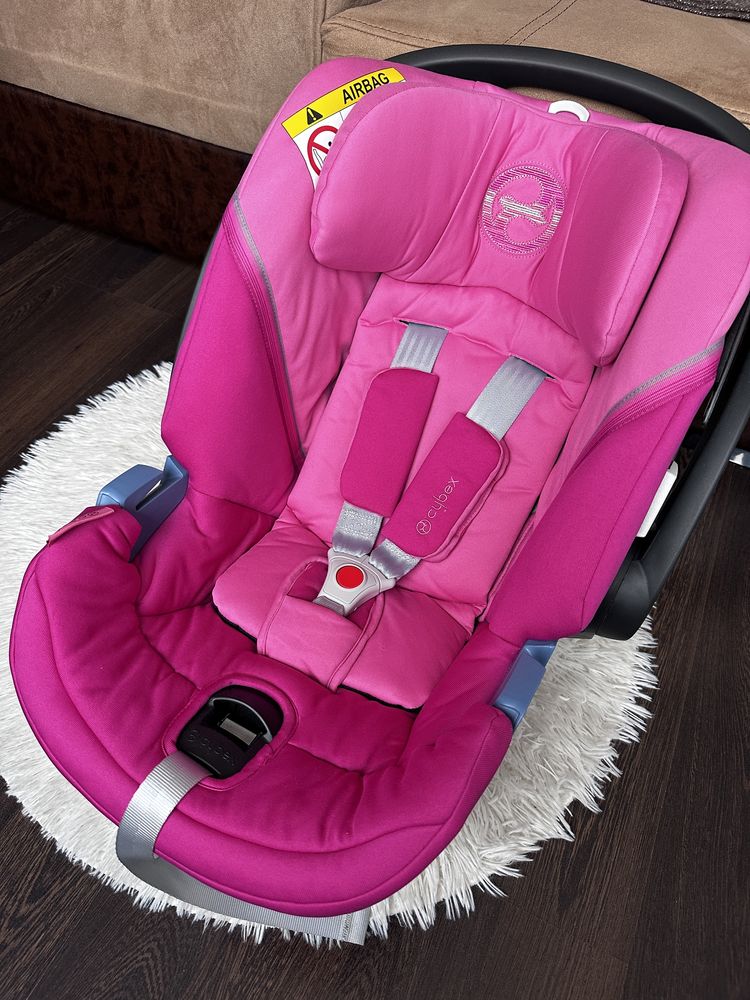 Столче за кола Cybex Aton 5 цвят magnolia pink