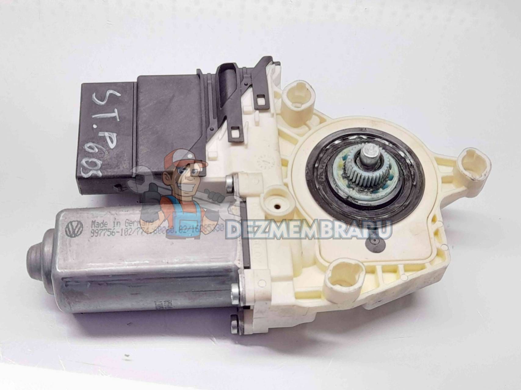 Motoras geam stanga spate Volkswagen Passat B6 (3C2) [Fabr 2005-2010] 1K0959703F 993424-200