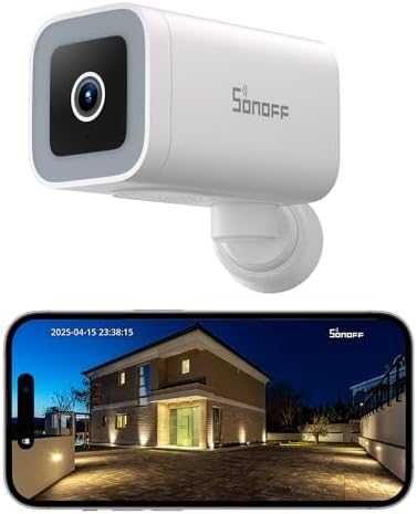 Нова Външна смарт камера 2K с цветно нощно виждане, AI проследяване