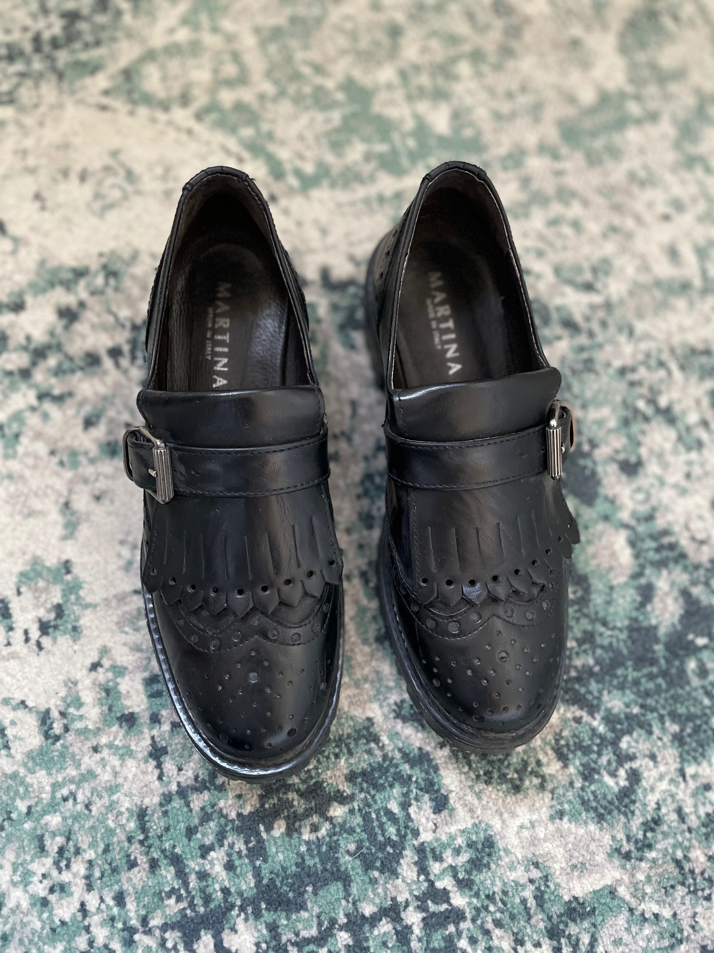 Pantofi vintage negri