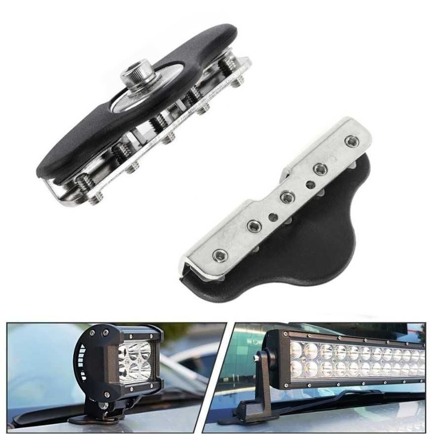 Suporti universali PROIECTOR LED / BARA LED pentru capota auto