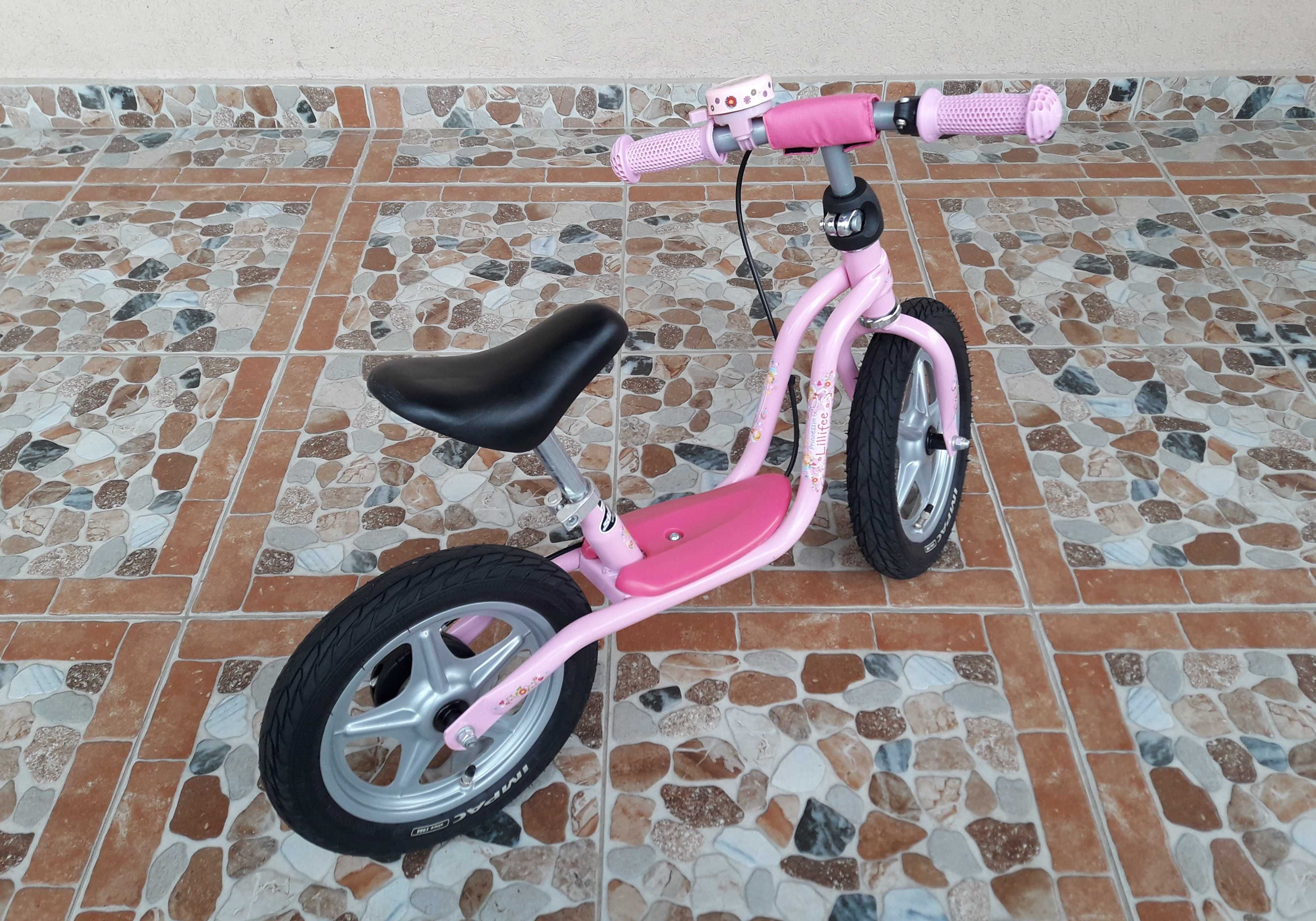 Bicicletă copii fără pedale PUKY LR 1L, Prinzessin Lillifee - roz