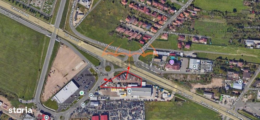Teren intravilan 3.752m² in Oradea, Centura, cart. Grigorescu