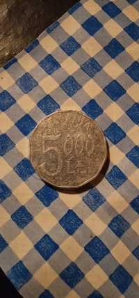 Moneda de 5000 de lei din anul 2002