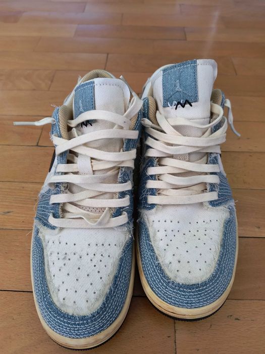 Vand Nike Air Jordan 1 Low SE  Sashiko Denim