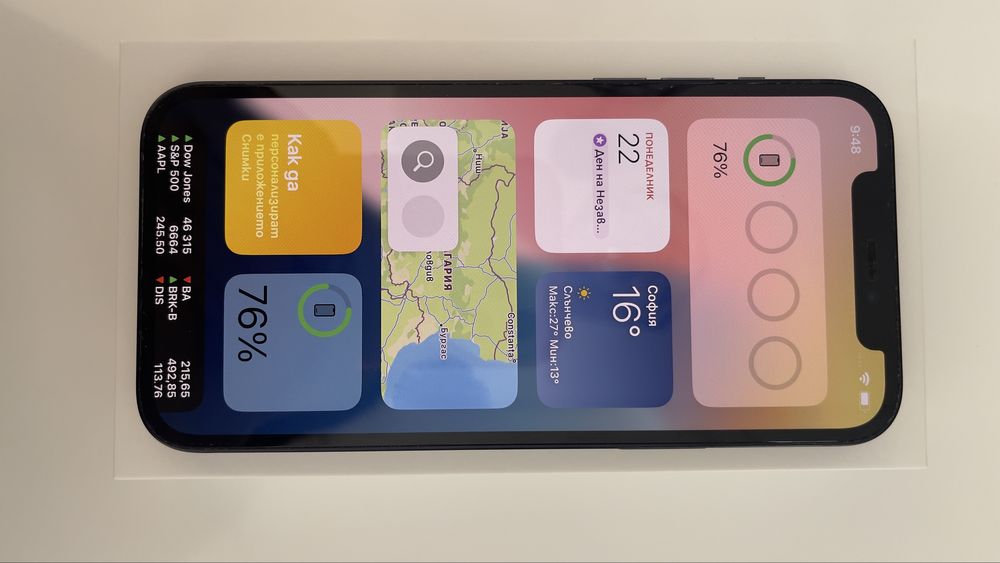 Apple iPhone 12 128GB в Перфектно състояние - Син