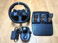 Logitech G920 + Pedale + Schimbator Driving force shifter