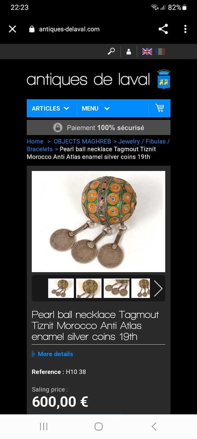 Talisman-amuleta vintage otomana sec. XVIII-XIX