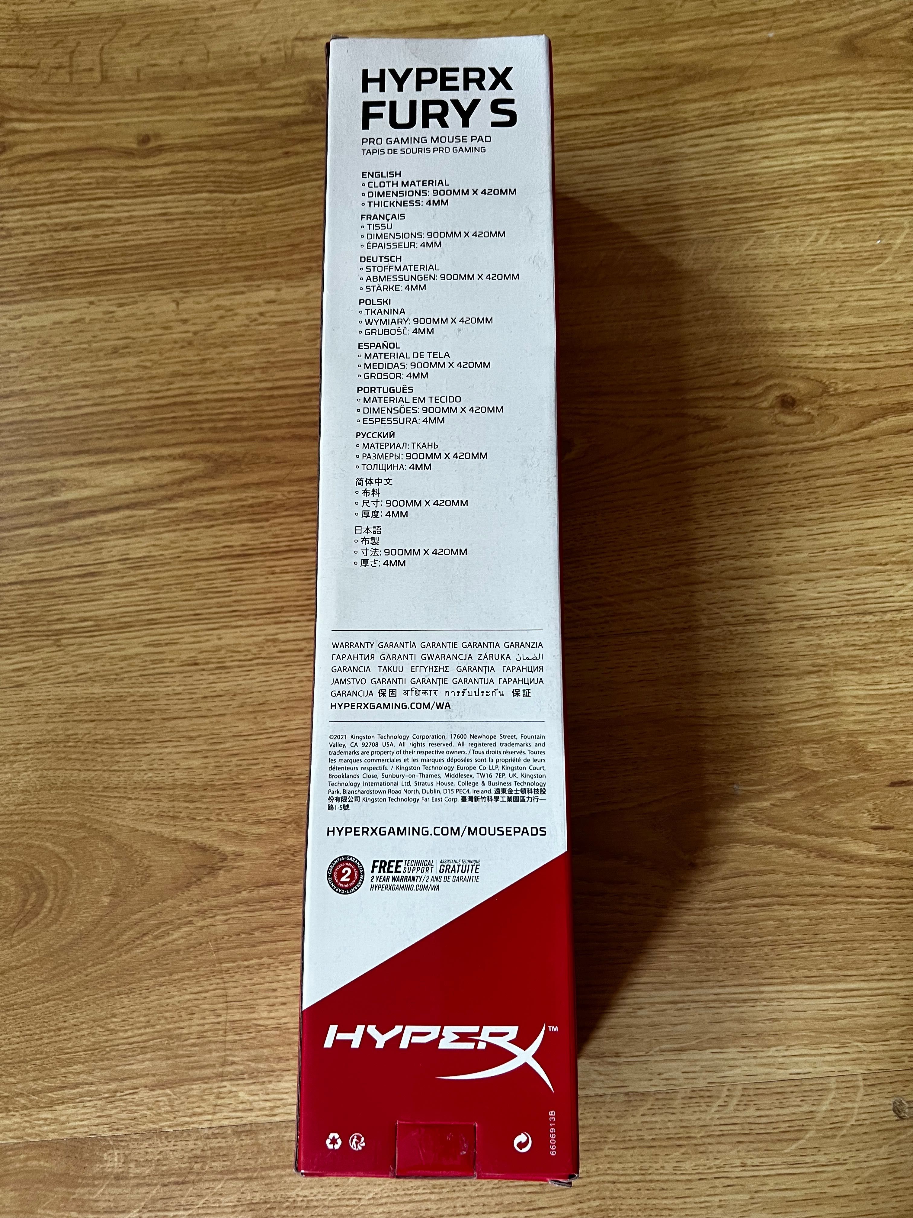 Подложка за мишка (Геймърски пад) HyperX FURY S Pro XL, 900x420 mm