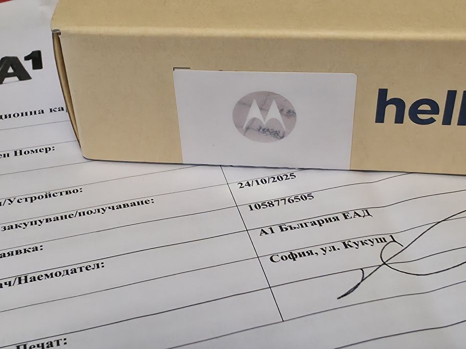 КАТО НОВ 128GB Motorola g35 5G A1 Гаранция 2027г. Black / Черен