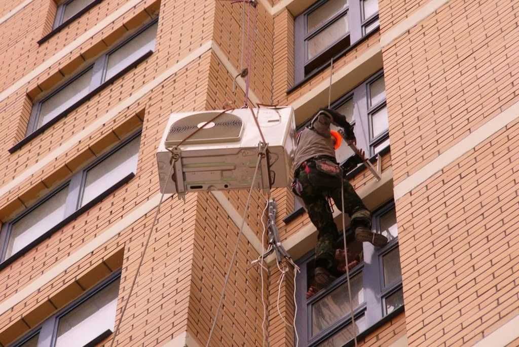 установка кондиционера, установка, ремонт, замена, установка кандиора