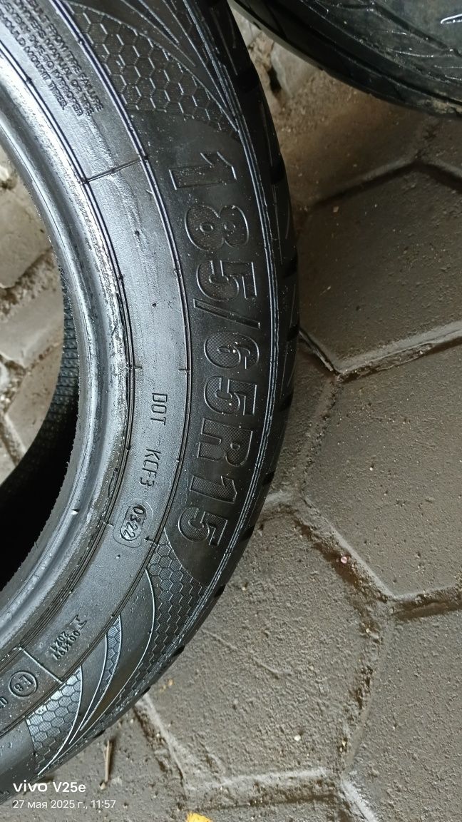 Продам 4шт диски на  15   и 2шт шины 185/65 R15 б/у