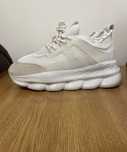 Adidasi Versace Chain Reaction All White