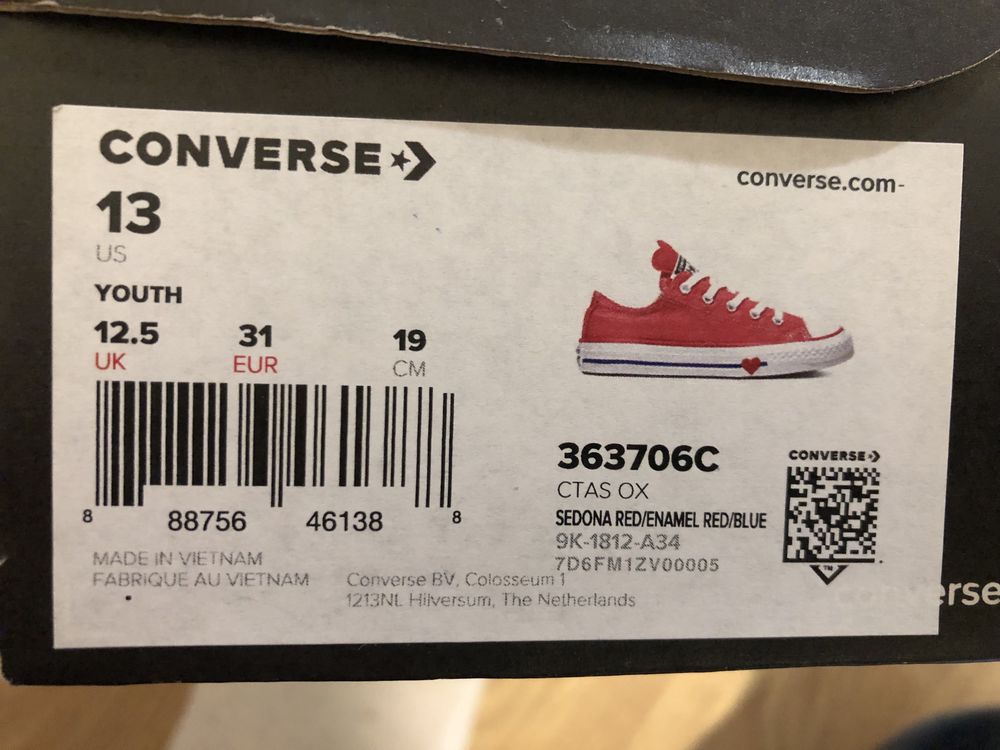 Teniși  Converse, nr. 31, NOI