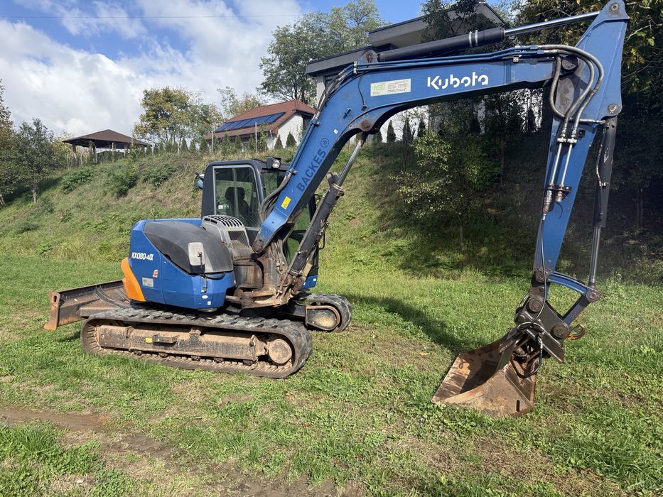 Excavator pe senile Kubota KX080