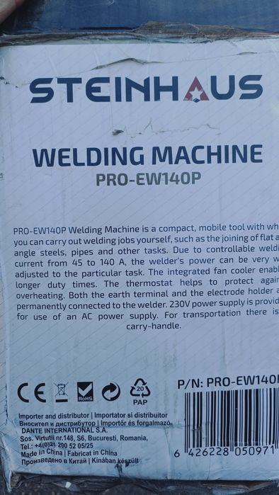 Vand Aparat de sudura nou Steinhaus Pro EW140P