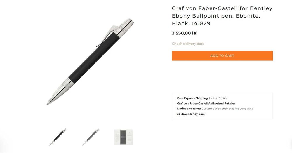 Pix Graf von Faber-Castell   Bentley Ebony