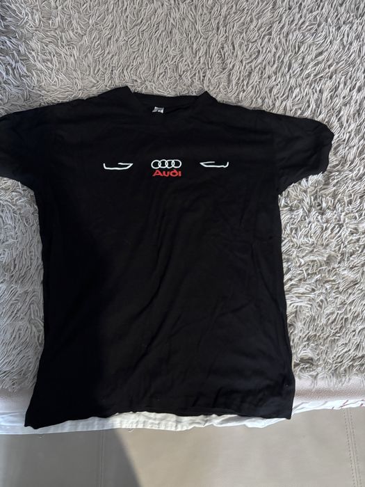 Audi черна тениска