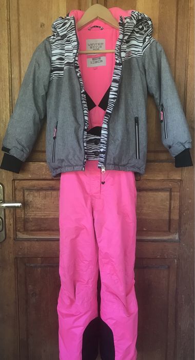 Детско зимно скиорско яке RESERVED + скиорски панталон 128