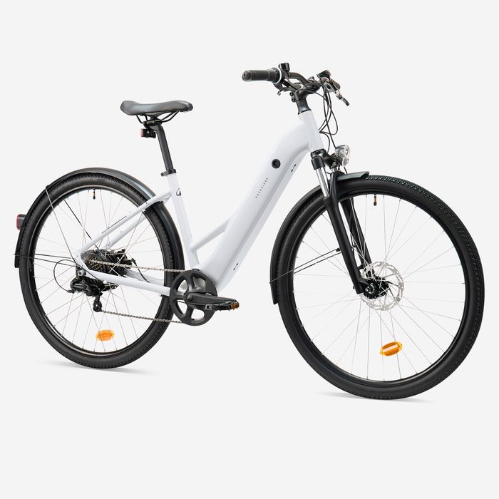 Bicicletă polivalentă electrică Cadru jos - produs resigilat Decathlon